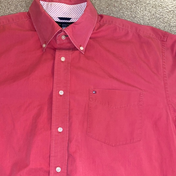 XL Tommy Hilfiger Button Down Long Sleeve Shirt - Picture 4 of 6